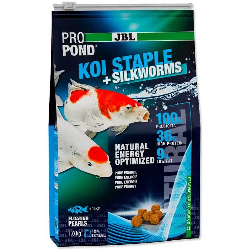 Direkt Vom Hersteller JBL PROPOND KOI STAPLE+SILKWORMS 1,0 kg -Ganzjahresfutter-